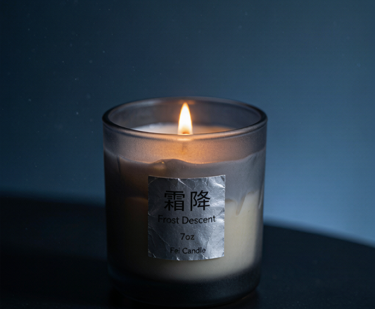 Frost Descent Pine Needle & White Tea Soy Candle — 7oz Hand-Poured