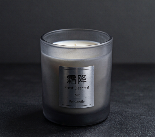 Frost Descent Pine Needle & White Tea Soy Candle — 7oz Hand-Poured
