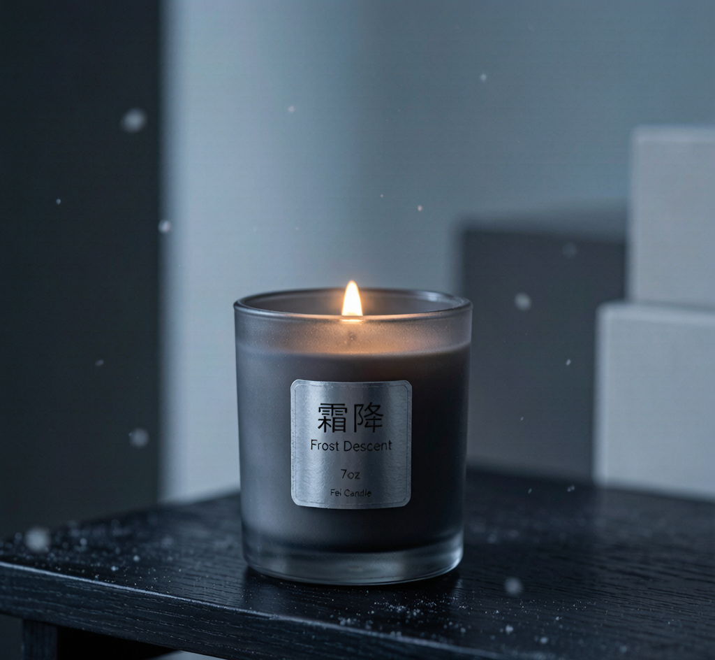Frost Descent Pine Needle & White Tea Soy Candle — 7oz Hand-Poured